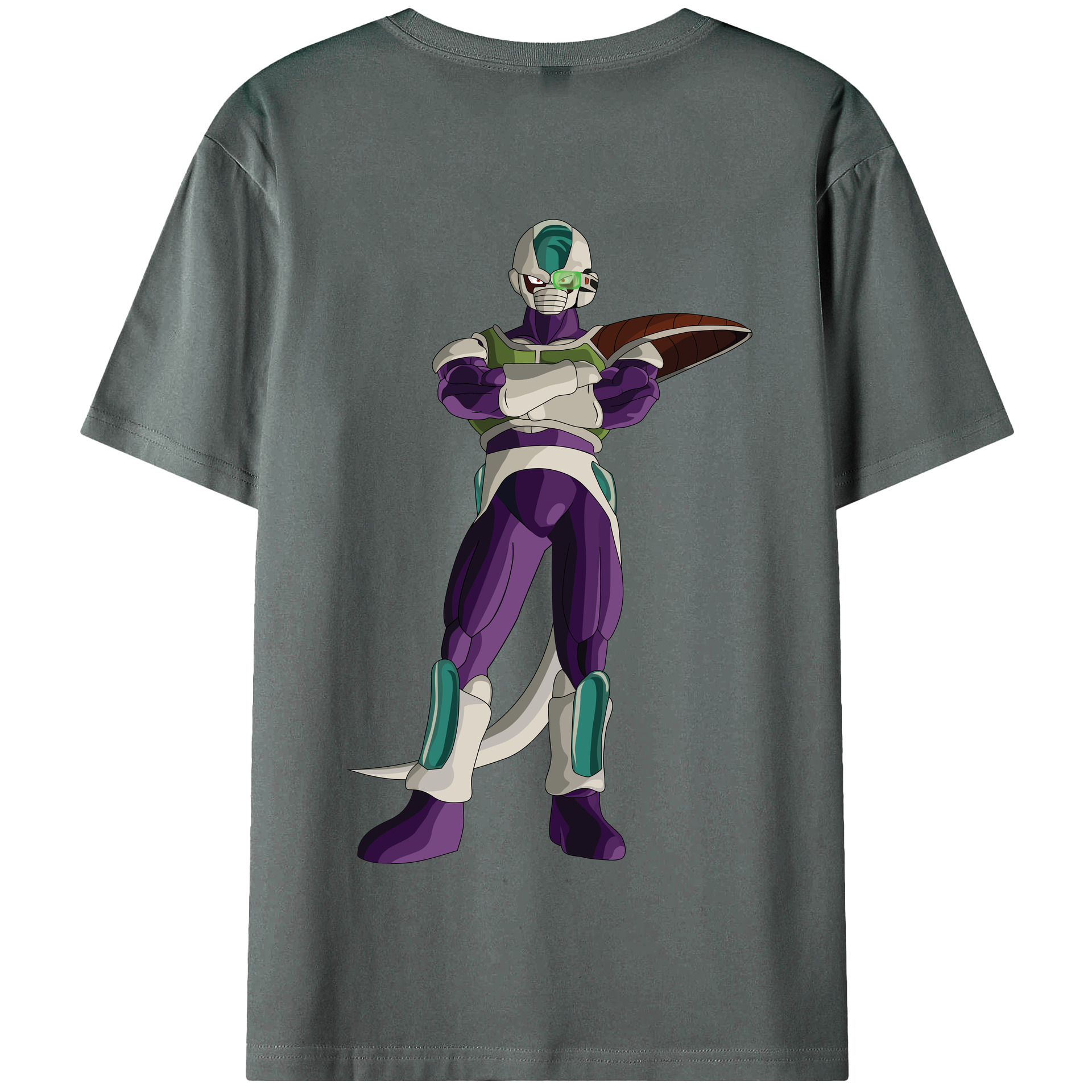 （画像用） ドラゴンボール フリーザ DRAGON BALL Frieza 綿100％半袖Tシャツ（背面プリント）